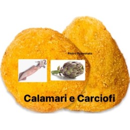 Arancina Calamari e Carciofi